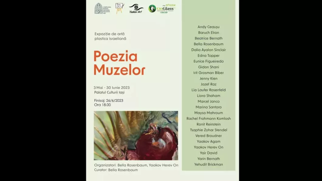 Expoziția de artă plastică Poezia Muzelor eveniment organizat la Palatul Culturii