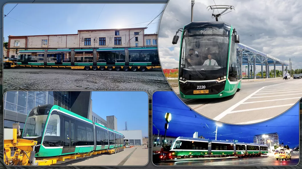 Ultimele două tramvaie Bozankaya ajunse la Iași au intrat în probe. Acestea vor fi verificate și testate de o echipă de experți turci