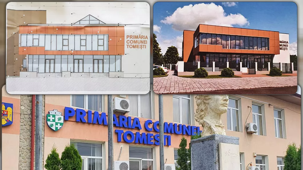 Constructorii din Iași vor să realizeze noul sediu al primarului din Tomești - FOTO