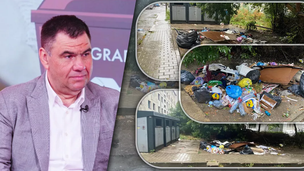 De trei săptămâni localnicii dintr-un cartier din Iași trebuie să suporte mormanele de gunoaie de pe stradă Miroase îngrozitor - FOTO