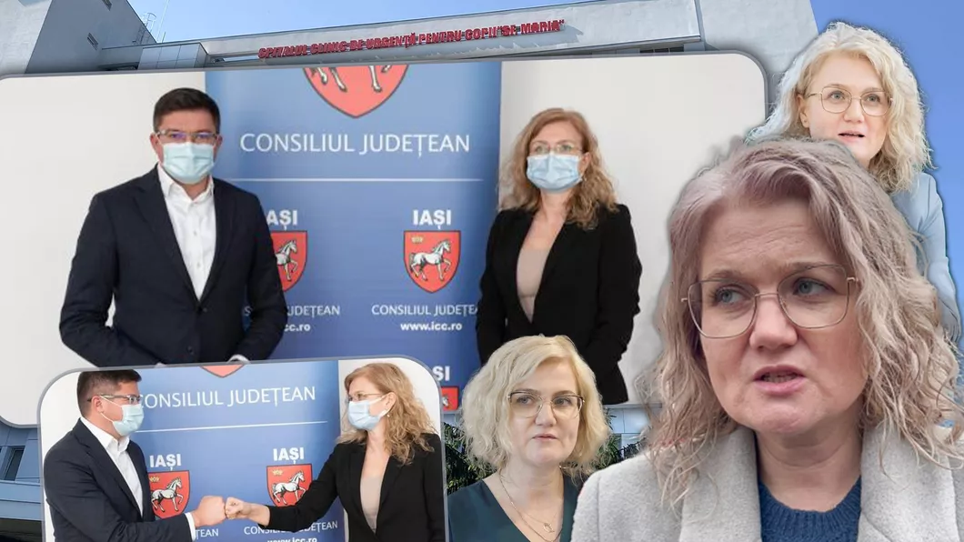 Atitudine golănească din partea conducerii Spitalului Sf. Maria din Iași. Alina Belu pune pumnul în gură părinților care cer ajutor  FOTO