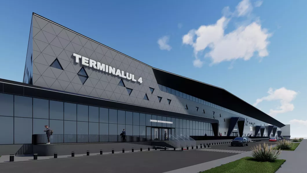 Stadiul lucrărilor la viitorul terminal al Aeroportului Internațional