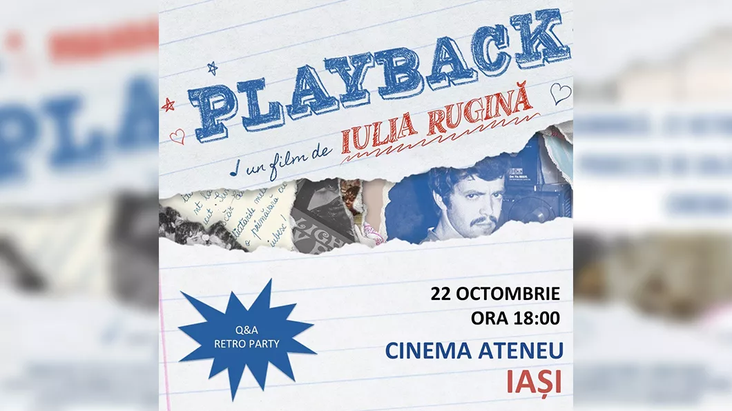Filmul Playback rulează în prezența echipei la Cinema Ateneu Iași