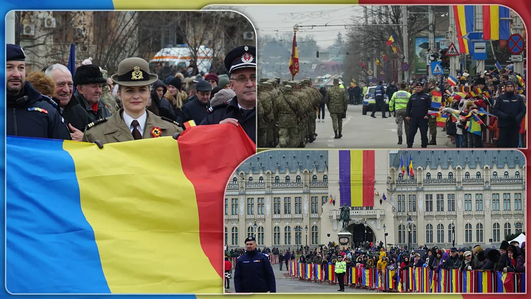 Astăzi este celebrată la Iași Ziua Națională a României. Programul complet al manifestațiilor la care pot participa ieșenii - FOTO