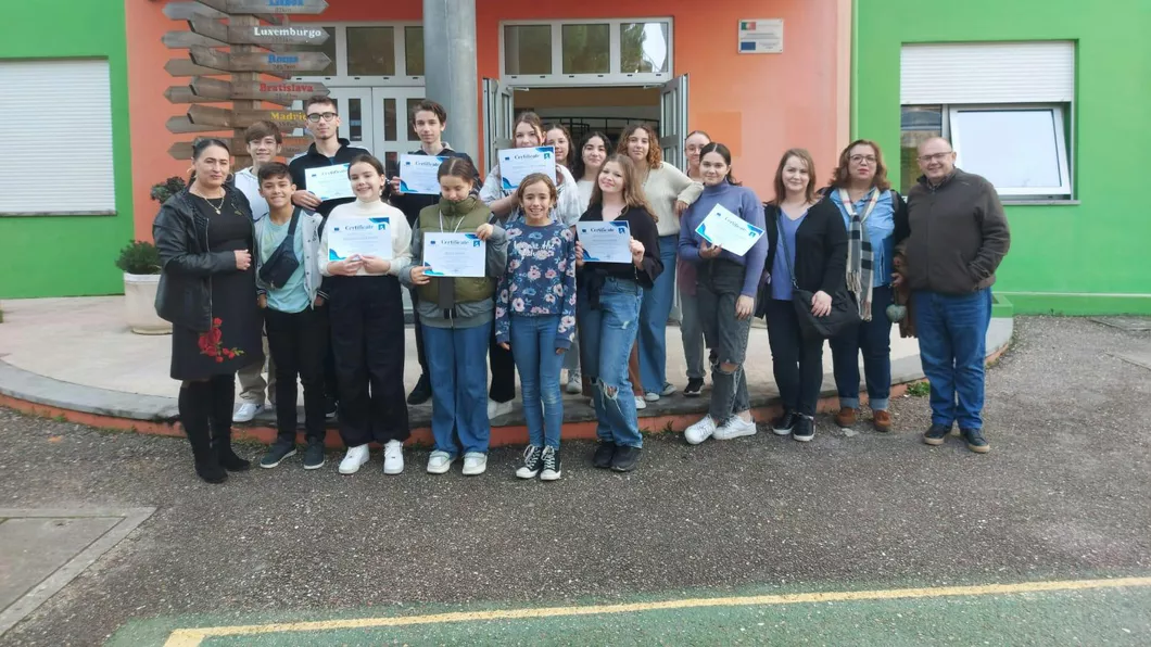 Prima mobilitate de grup destinată elevilor din cadrul acreditării Erasmus a Şcolii Gimnaziale Ion Creangă Iaşi s-a desfășurat în Portugalia