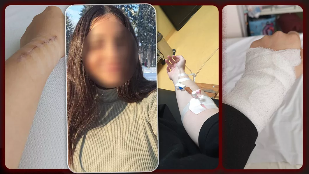 Întâmplare de coșmar la un spital din Iași. O asistentă medicală a rupt branula din mâna unei adolescente. Aceasta a fost operată - FOTO