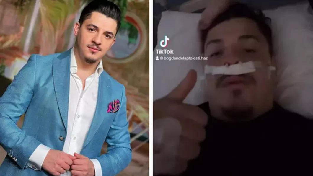 Bogdan de la Ploieşti s-a filmat pe patul de spital Ce a pățit îndrăgitul manelist - VIDEO