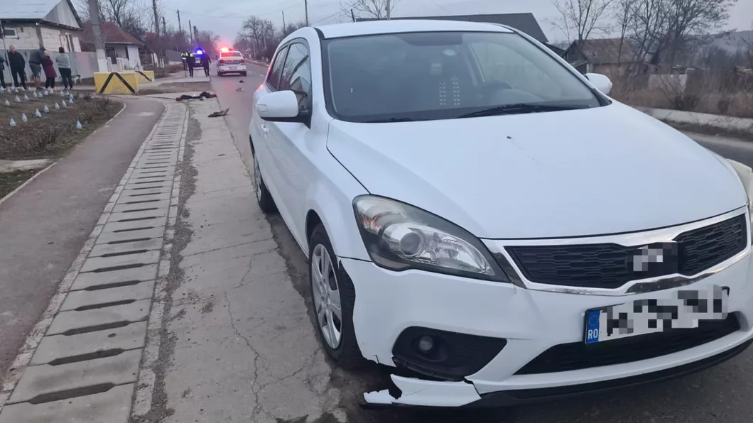 Accident grav în localitatea Dobrinești. Un șofer din Neamț a dat cu mașina peste un pieton