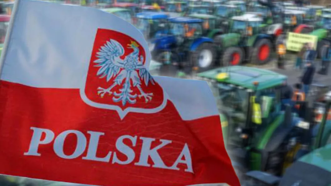 Fermierii polonezi continuă protestele. Au blocat drumurile și acuză UE că provoacă moartea agriculturii