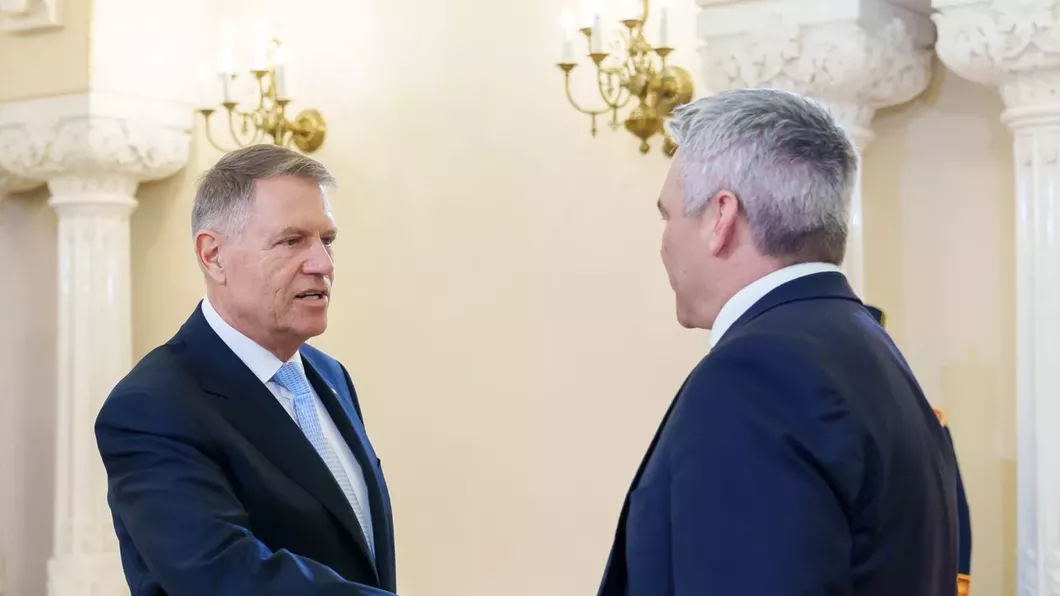 Klaus Iohannis se întâlnește cu Karl Nehammer Ce resurse mai cedează România Austriei pentru a intra în Schengen
