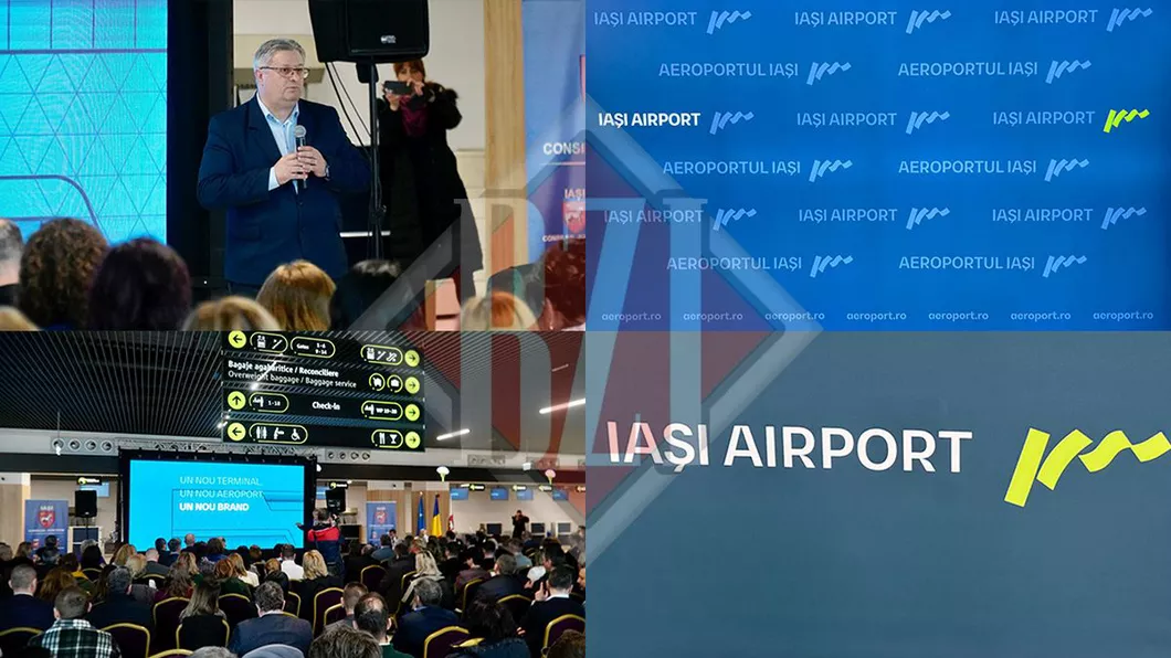 Aeroportul Internațional Iași își lansează noua identitate vizuală - UPDATE GALERIE FOTO LIVE VIDEO