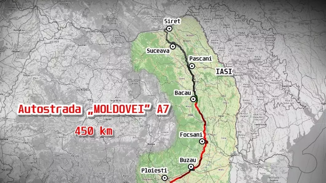 Autostrada Moldovei A7 Tronsonul Pașcani  Suceava a primit ultimul aviz înainte de începerea lucrărilor
