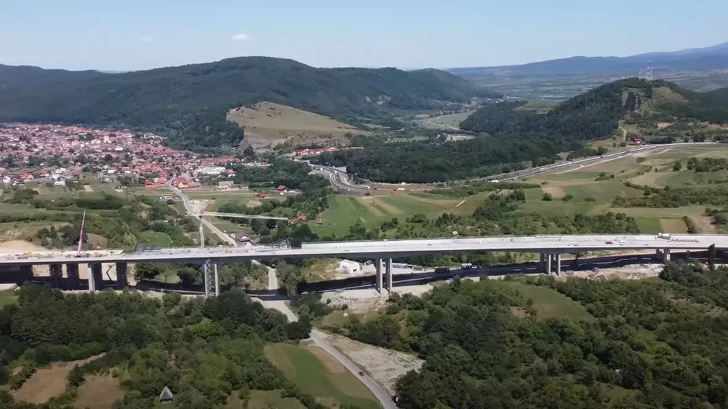 Cel mai lung viaduct din România. Pe câți kilometri va fi suspendat tronsonul de mare viteză din Autostrada Nordului