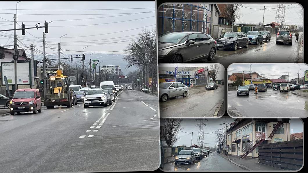 În mijlocul aglomerației din Iași peste noapte apare un sens giratoriu uriaș Autoritățile vor să lărgească strada - FOTO