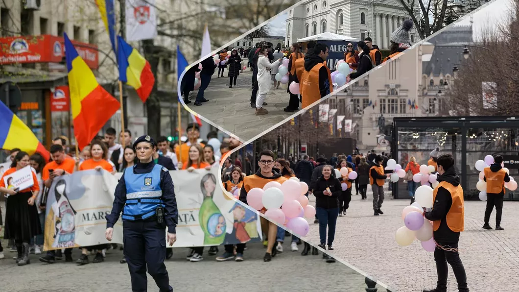 Marșul pentru Viață 2024 are loc sâmbătă la Iași. Programul evenimentului - FOTO