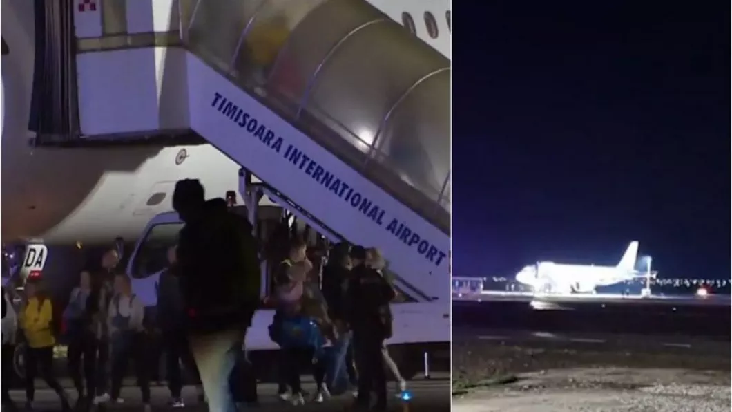 O aeronavă a aterizat de urgență pe aeroportul din Timișoara după o amenințare cu bombă