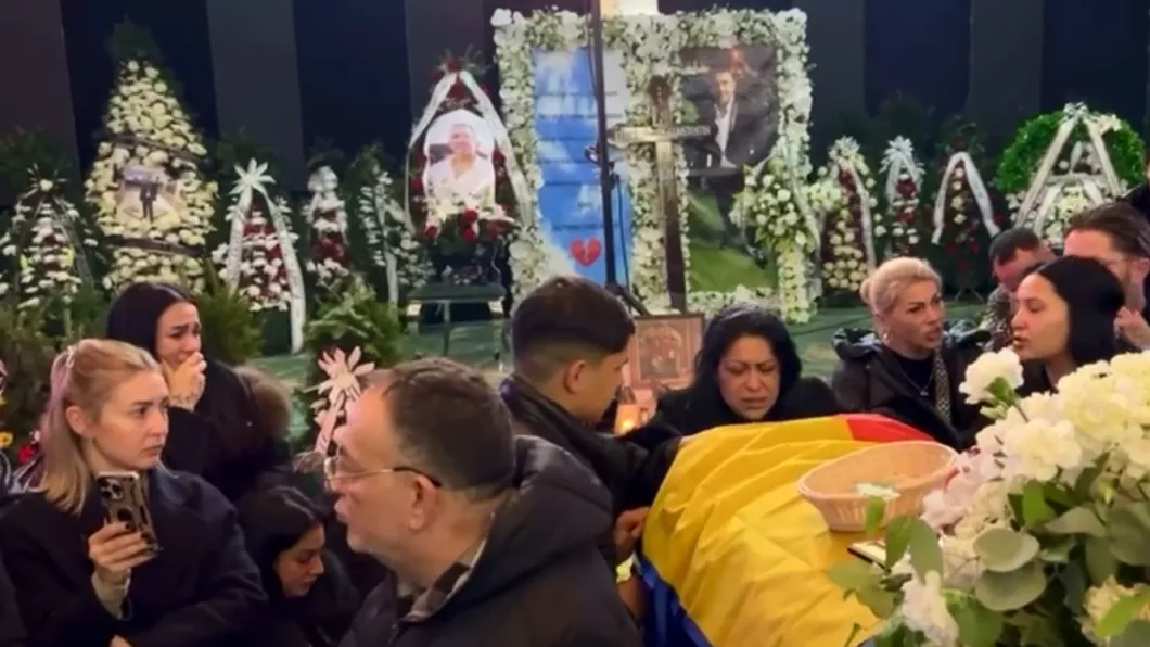 De ce nu este deschis sicriul lui Costel Corduneanu Este acoperit cu flori şi drapelul României. Familia vine cu explicaţii - FOTO