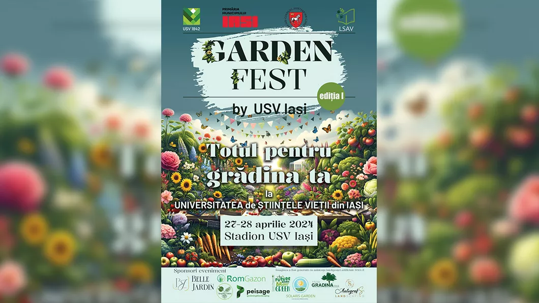 Garden Fest by USV Iași  totul pentru grădina ta un eveniment adresat comunității iubitoare de plante și natură 