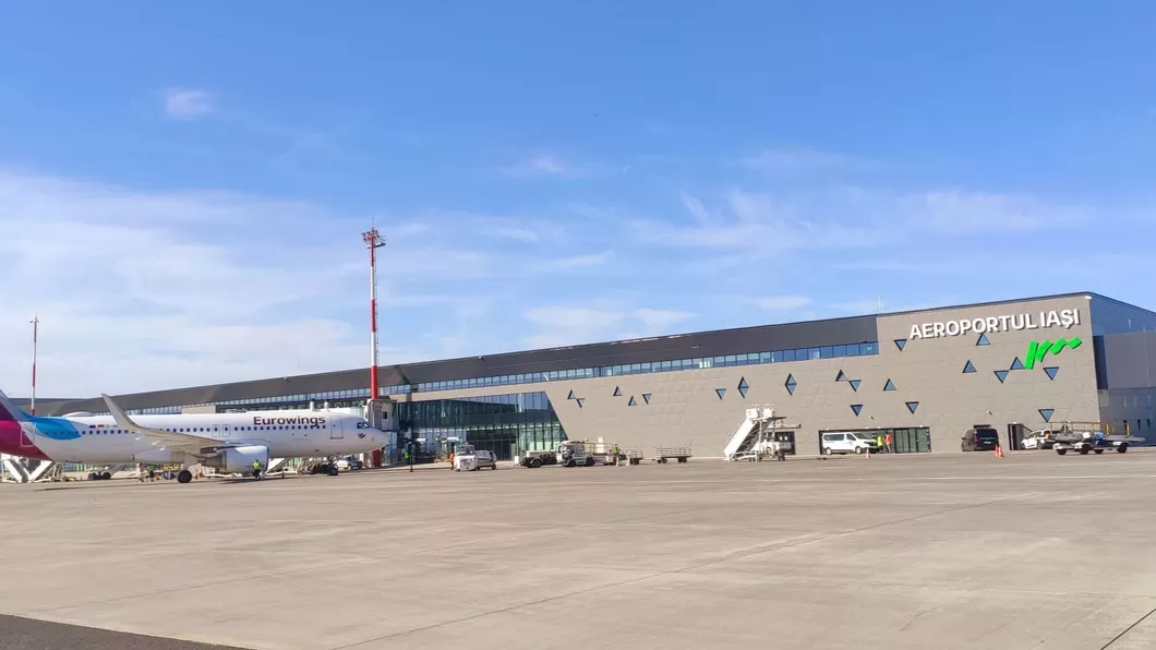Primul zbor al companiei Eurowings pe Aeroportul Internațional Iași - FOTO