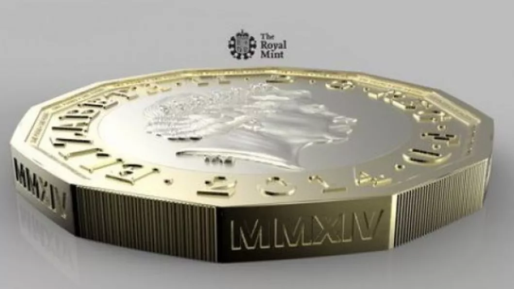 Noua moneda de o lira sterlina prezentata de Marea Britanie. Este considerata cea mai sigura din lume - FOTO
