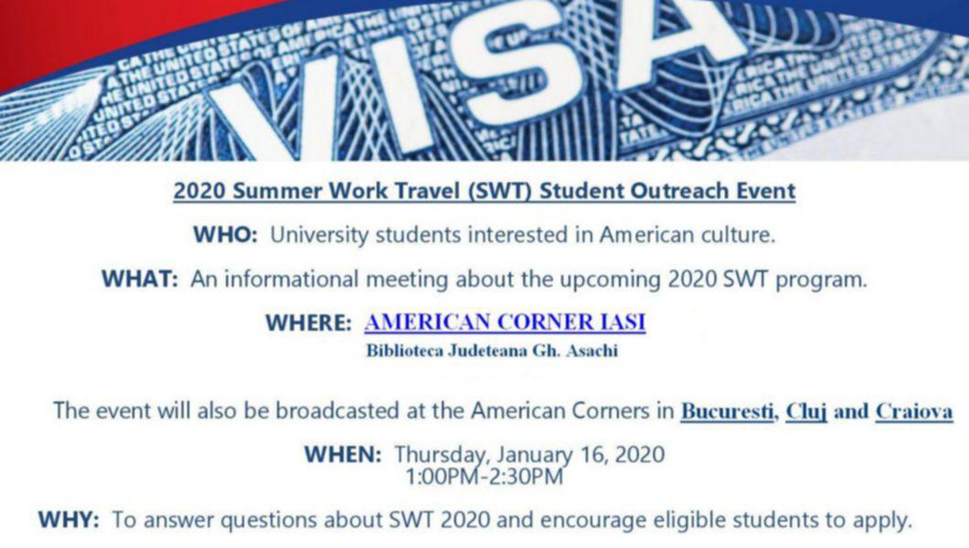 Sesiune De Informare Summer Work And Travel 2020 Bzi Ro