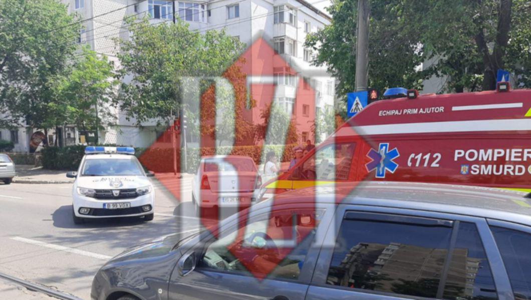 Accident rutier pe trecerea de pietoni, în Iași