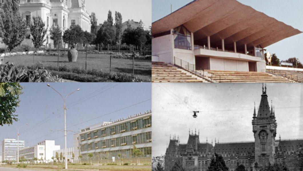 Imagini de colecție cu orașul Iași, refăcut de Sfatul Popular după al Doilea Război Mondial cu marile cartiere și întreprinderile care au atras muncitori din tot județul