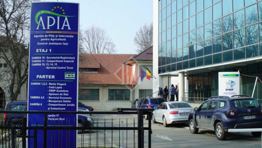 Sediul Agenției de Plăți și Intervenție în Agricultură (APIA) Iași, instituția care gestionează acordarea de subvenții pentru fermierii din Iași