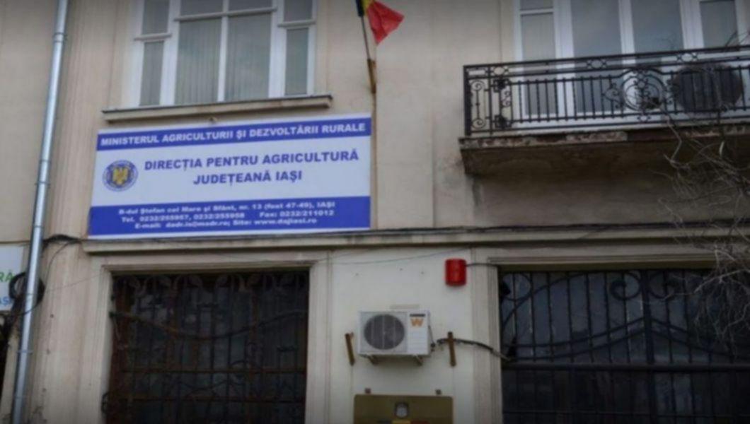 Sediul Direcției Agricole Iași, instituția prin intermediul căreia fermierii din Iași pot obține ajutoare financiare