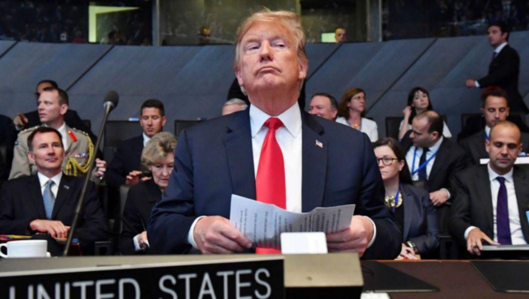 Donald Trump, fostul președinte al SUA ține un discurs la punerea sub acuzare