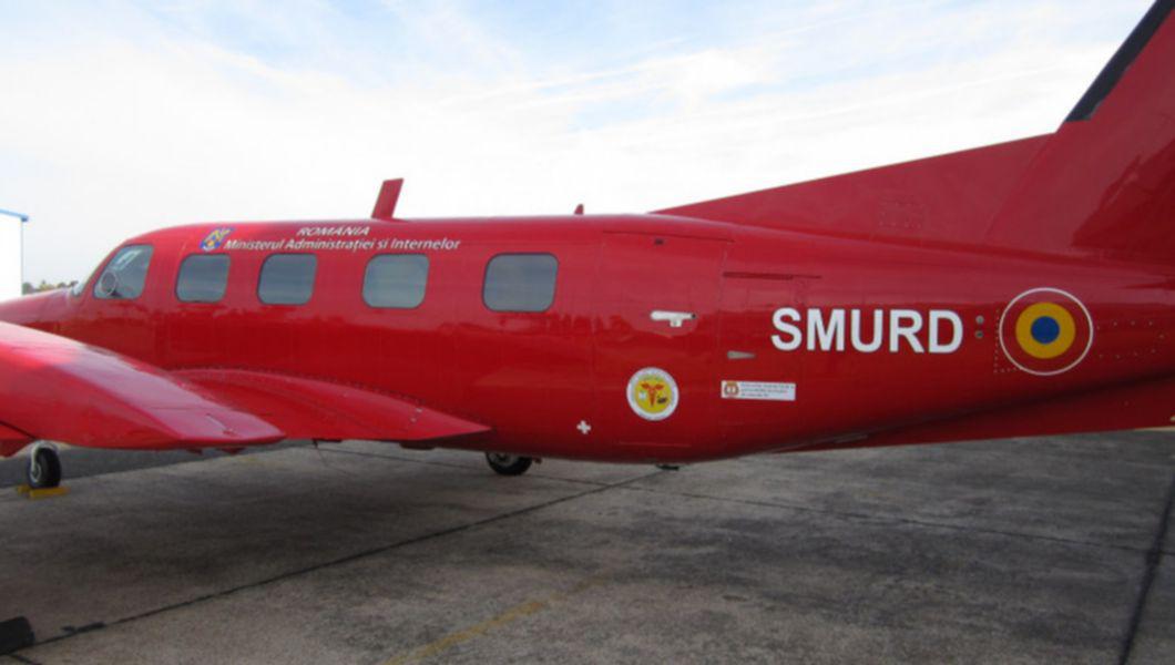 avionul SMURD a transportat la Iași o pacientă cu arsuri pe jumătate din suprafața corporală