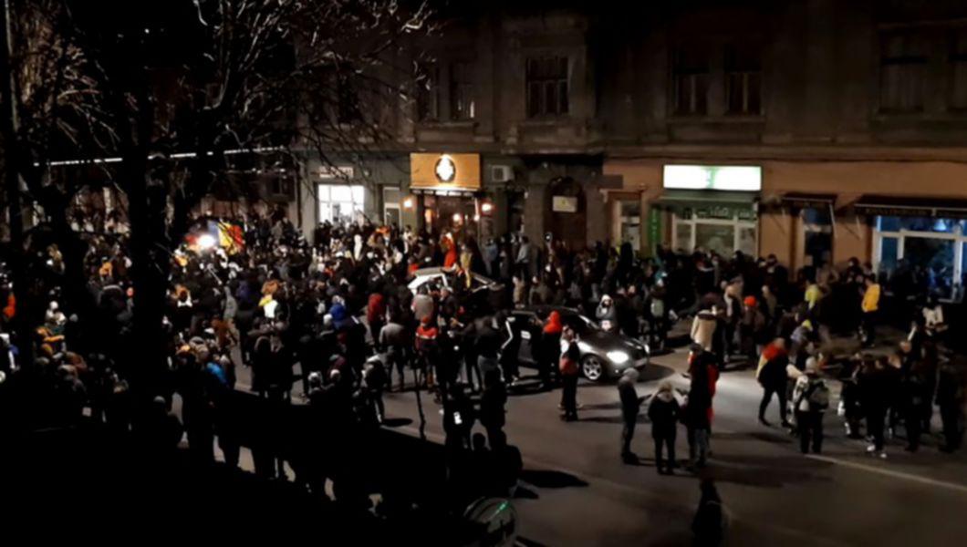 protest în România