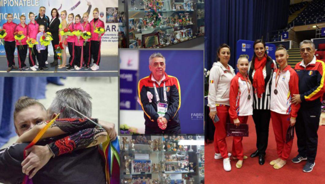 În imagini puteți vedea medaliile și trofeele obținute de către elevele lui Constantin Radu. Imagini cu Constantin Radu și Andreea Verdeș