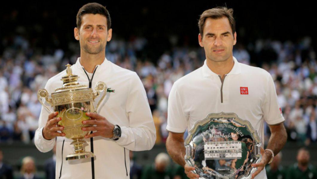 Novak Djokovic și Roger Federer