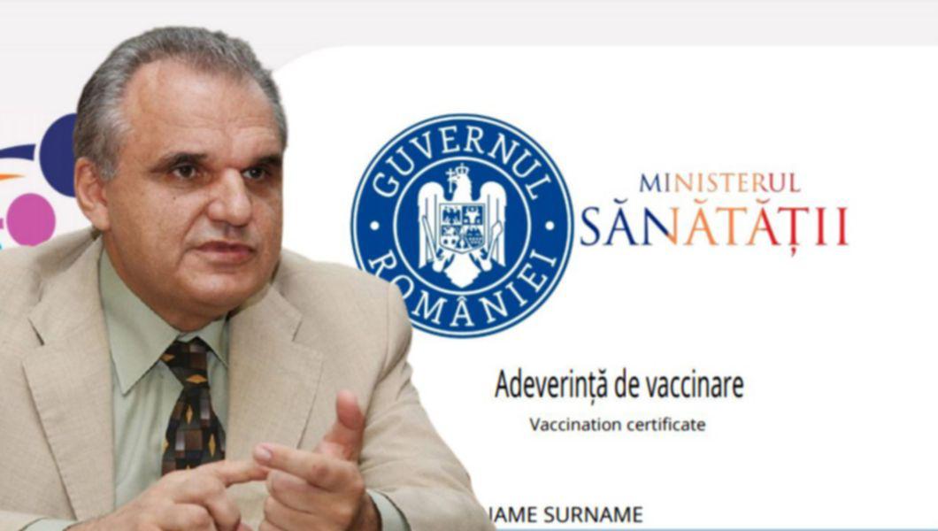 Adeverința de vaccin împotriva COVID-19 și directorul DSP Iași, Vasile Cepoi