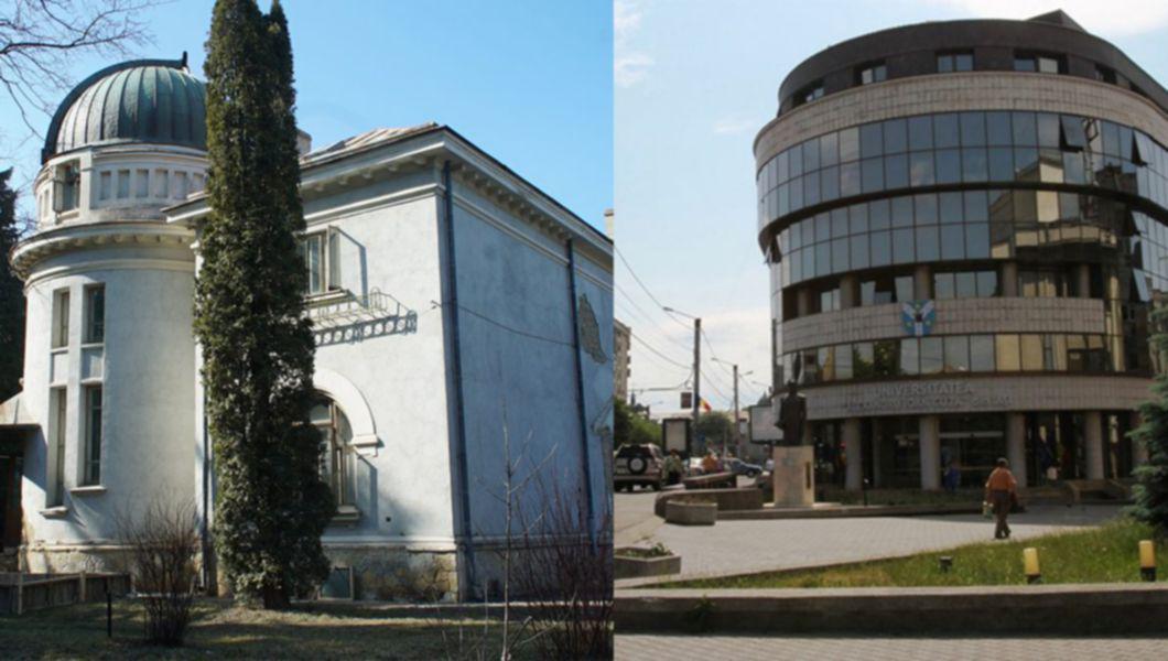 Clădirea, fostă Romtelecom, a Universității 