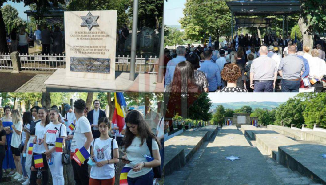 Manifestări pentru comemorarea a 80 de ani de la Pogromul de la Iași, din 1941, desfășurate la Cimitirul Evreiesc, la care au participat mai multe oficialități din țară și din străinătate