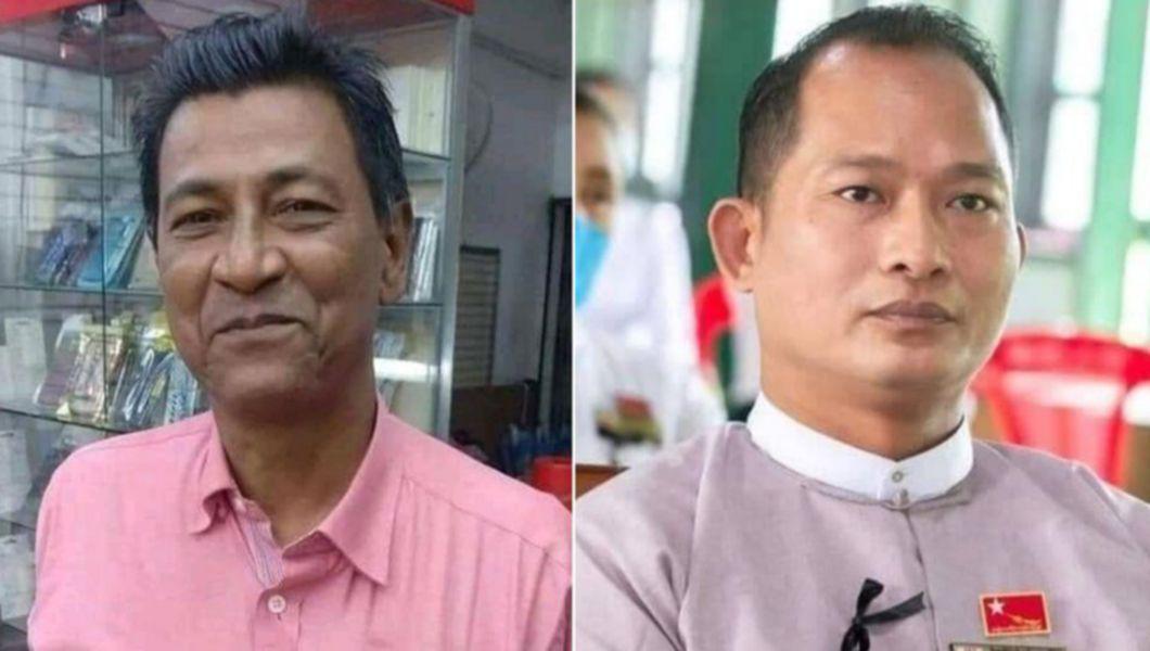 imagineKhin Maung Latt (L) și Zaw Myat Lynn (R) au murit ambii mai devreme în martie