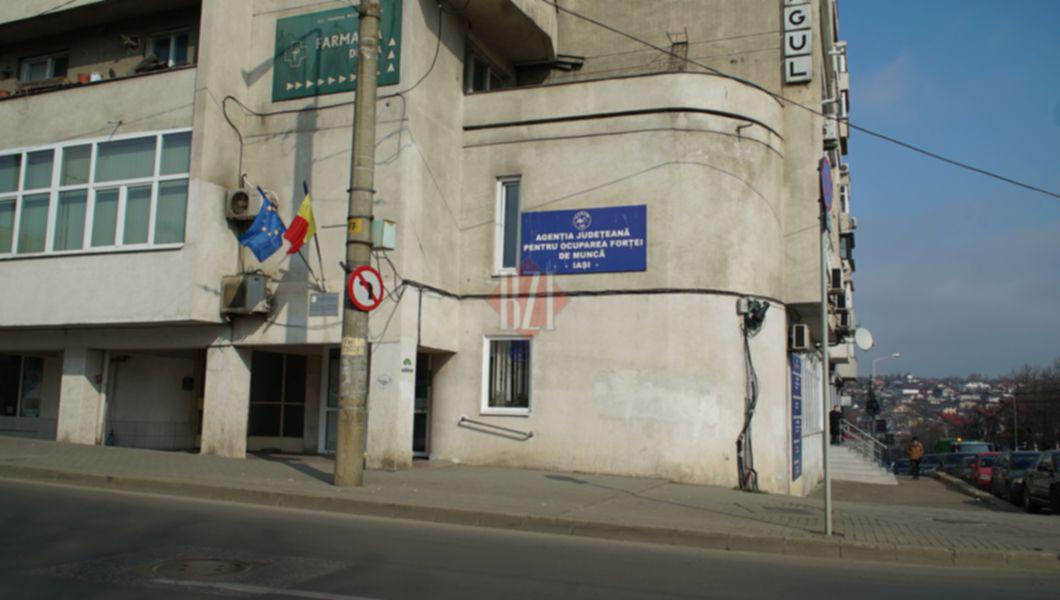 Sediul Agenției Județene pentru Ocuparea Forței de Muncă (AJOFM) Iași