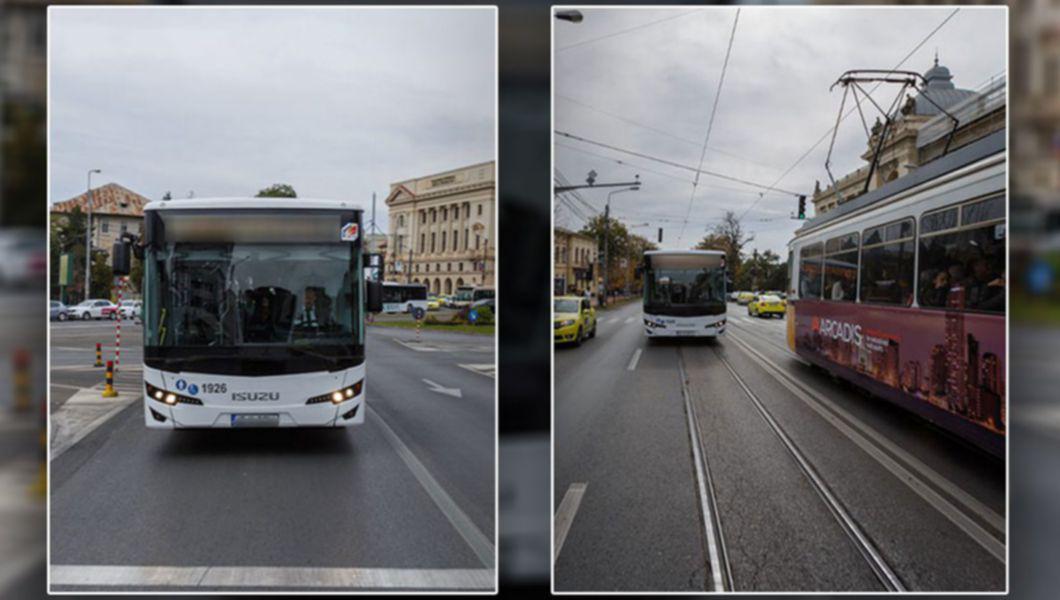 Autobuz CTP, pe străzile din municipiul Iași