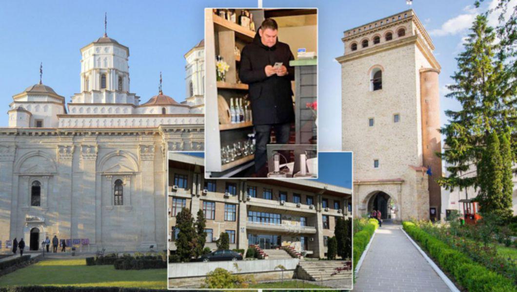 Afaceristul Adrian Acostoaiei, Mănăstirea Golia și turnul de la intrarea în mănăstirea din municipiul Iași