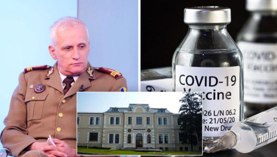 Med. Aurelian Corneliu Moraru, clădirea spitalului militar și o doză de vaccin Covid-19