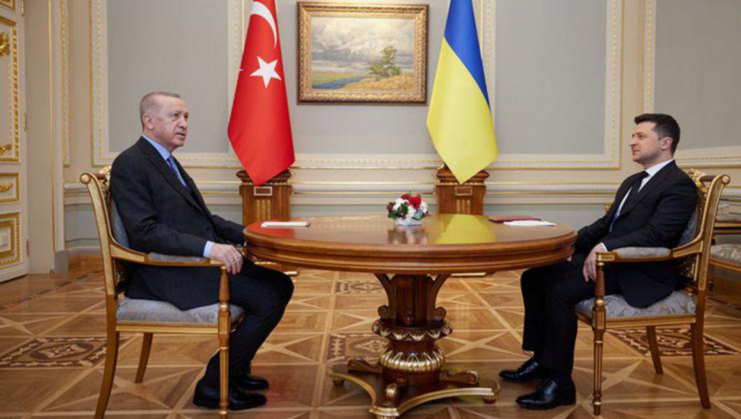 Volodimir Zelenski și Erdogan