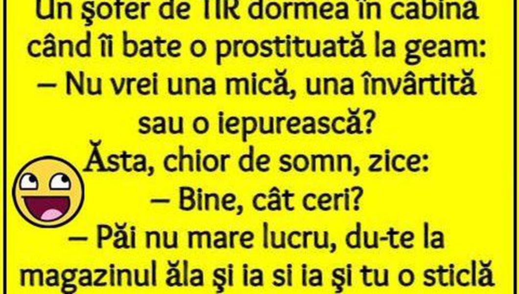 Banc Un Sofer De Tir Dormea In Cabina Cand Ii Bate O Prostituata
