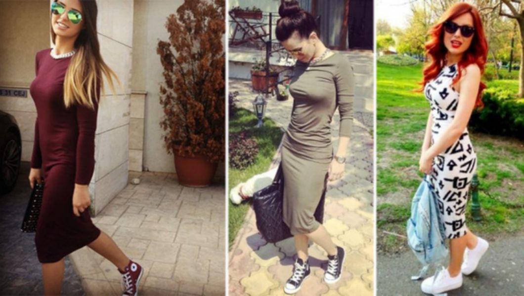 Rochie Eleganta Plus Tenisi Senzatia Primaverii Bzi Ro