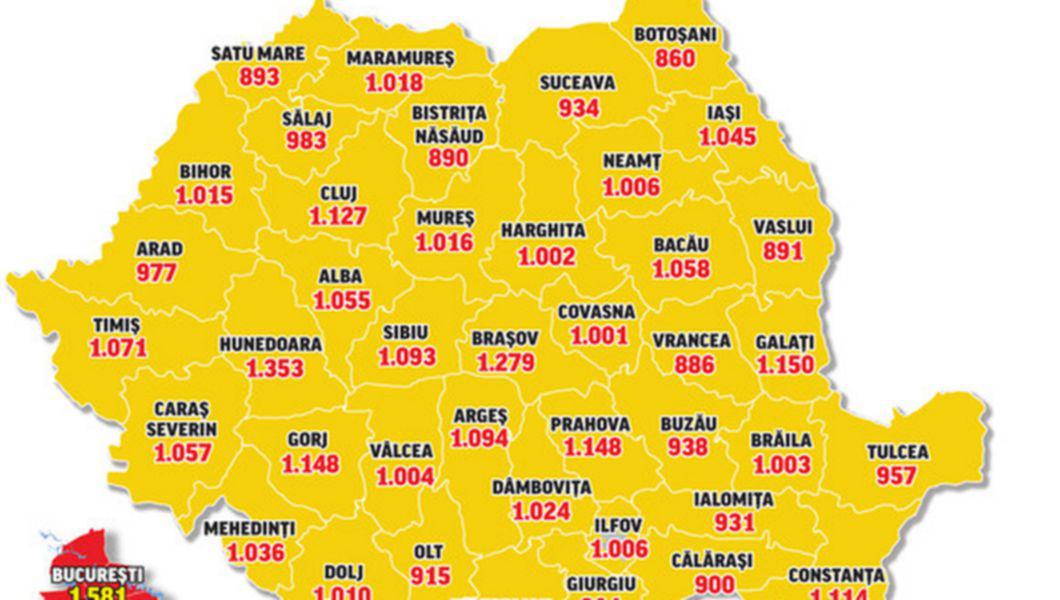 In Ce Hal Traiesc Batranii Nostri Harta Pensiilor Bzi Ro