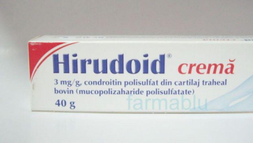 Hirudoid, crema – pentru tromboflebita superficiala, starile inflamatorii ale varicelor