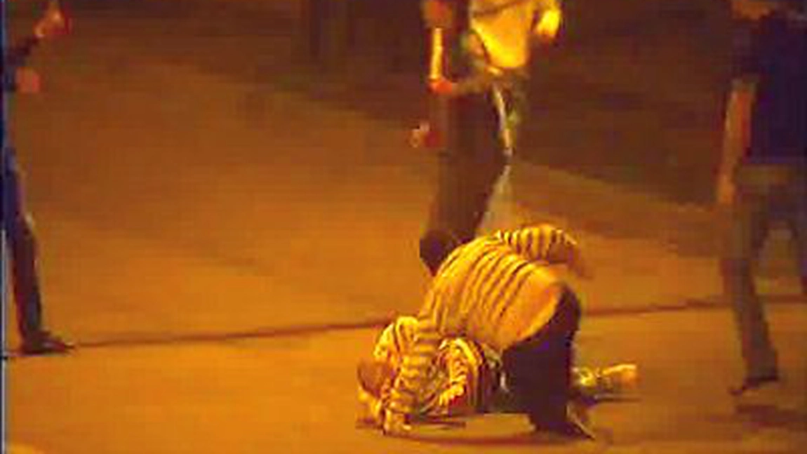 Bataie sangeroasa, noaptea trecuta, pe Copou - VIDEO