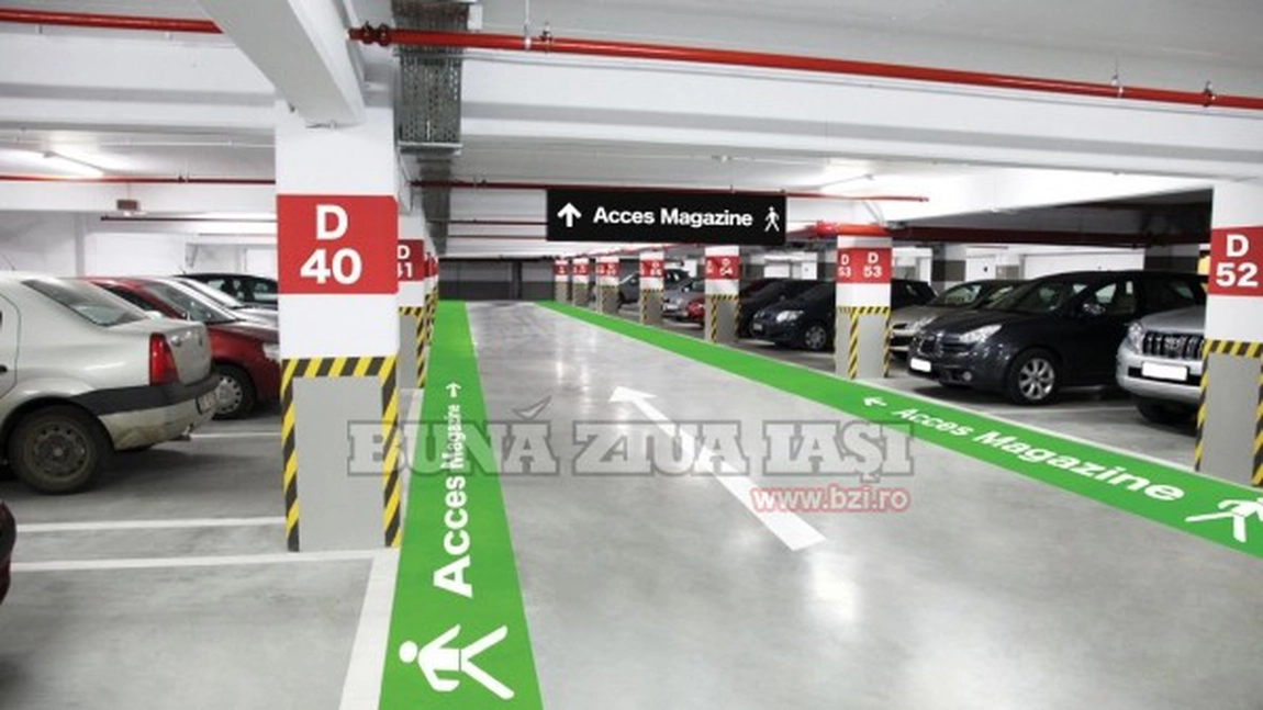 Parcarea subterana de la Palas atrage soferii ieseni cu abonamente convenabile - FOTO