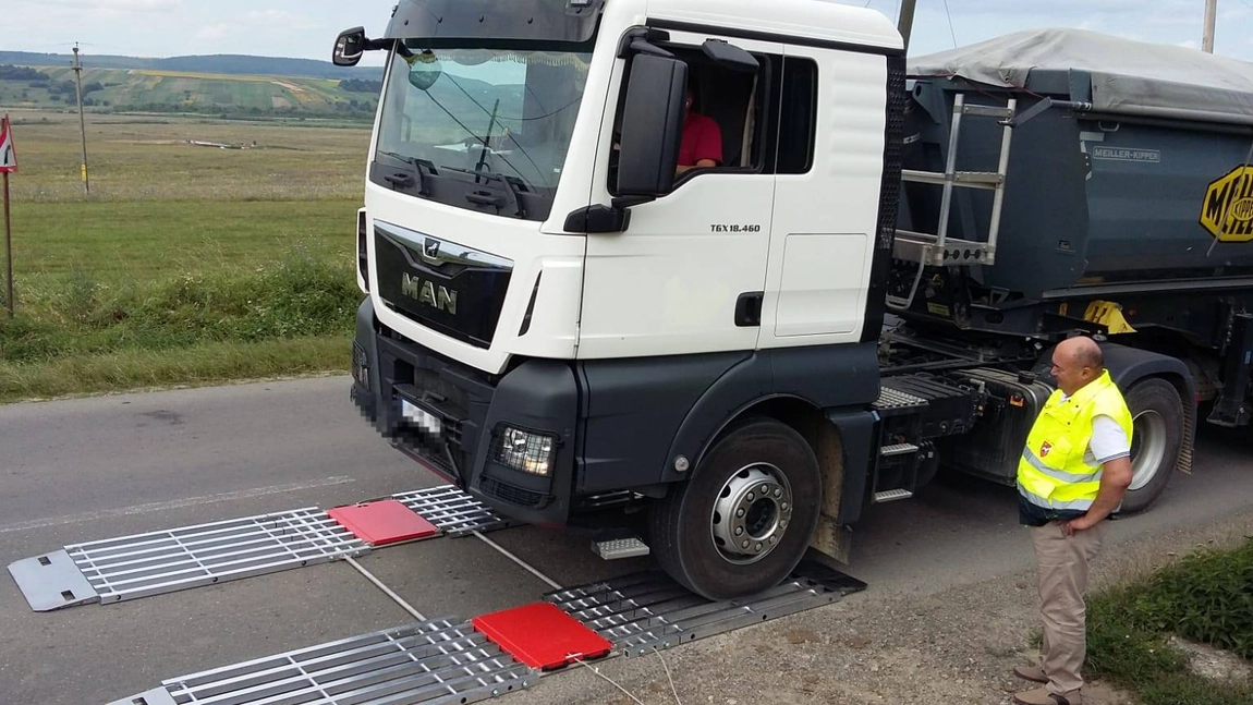 Cantare portabile pentru traficul greu de pe drumurile judetene
